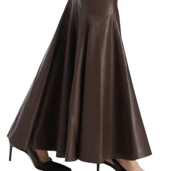 Norma Kamali Chocolate Fishtail Gown - Picture 6 of 6